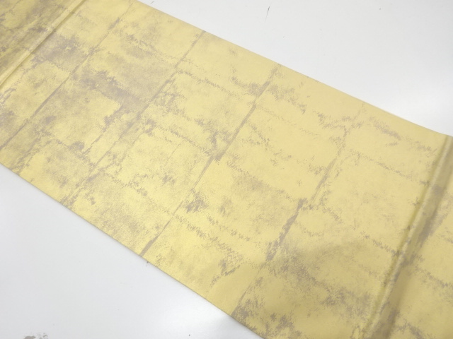 引箔　屏風箔模様　袋帯